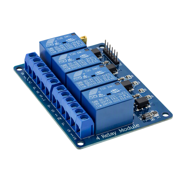 4 Channel Relay Module, 24V (Replacement for discontinued Agrowtek dosing pump relay board)