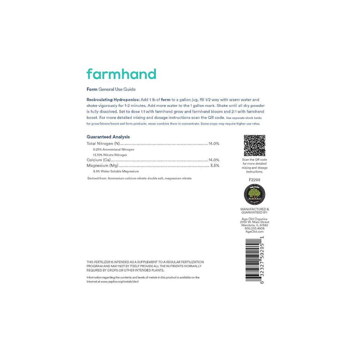 farmhand® form, grow & boost