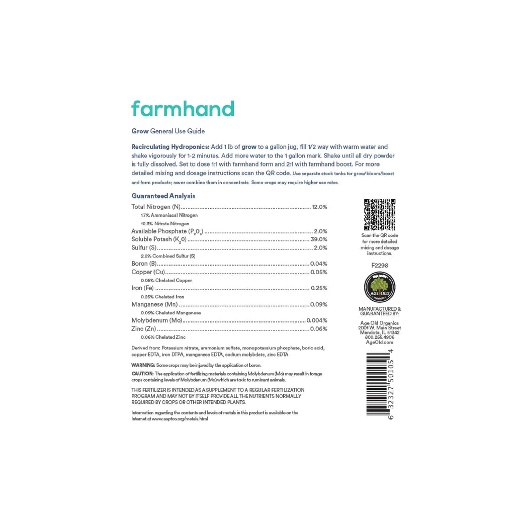 farmhand® form, grow & boost