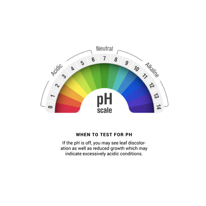 When to test for pH scale diagram